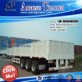 3 axle curtain semi trailer for cargo transport for africa